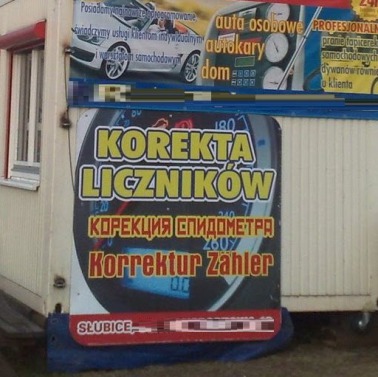 Problem cofania liczników