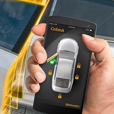 Kluczyk na smartfonie