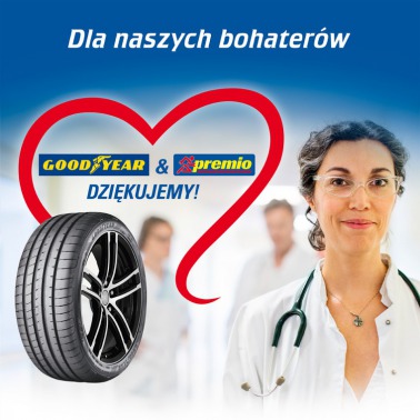 Goodyear także pomaga