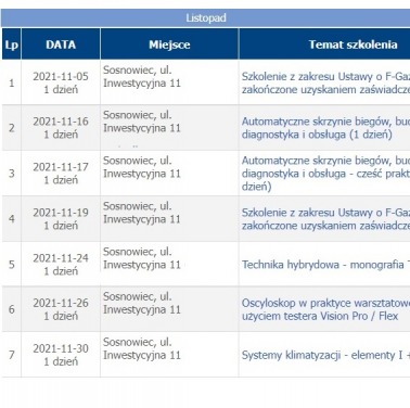 Kursy Magneti Marelli