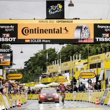 TdF sukcesem Continental