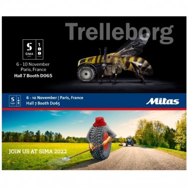 Trelleborg i Mitas na targach SIMA