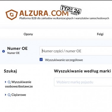 Alzura Tyre24: więcej zamówień części
