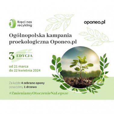 Zamienią opony na drzewa