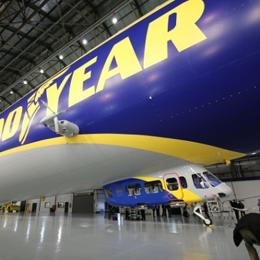 Blimp nad torem Le Mans
