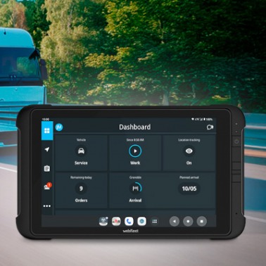 Nowy terminal Webfleet