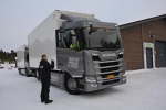 Scania R500 z Nokianami Hakkapeliitta Truck F2 na przedniej osi