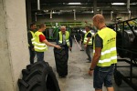 Gotowe opony do ciągników - można było dotknąć i przetoczyć