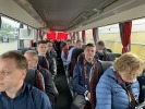 Z hotelu autobusem na stadion